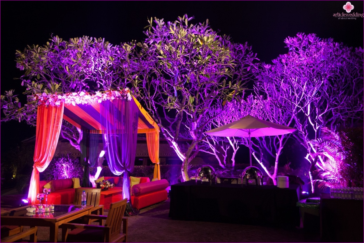 Light bruiloft decor: van idee tot realisatie