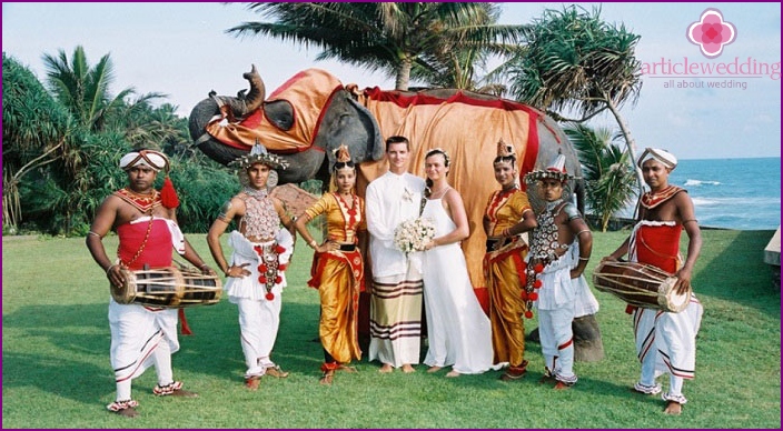Vestuvės Šri Lankoje