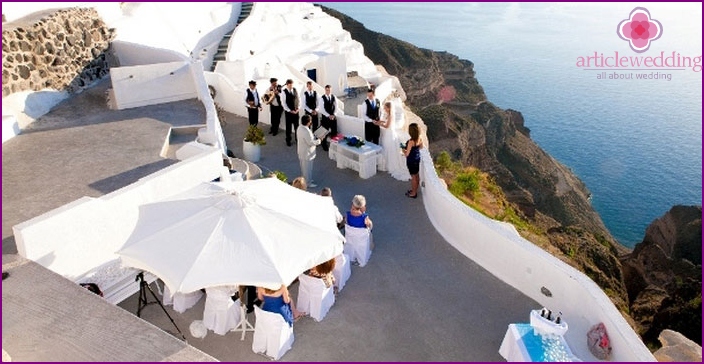 Santorini vestuvių apeigos