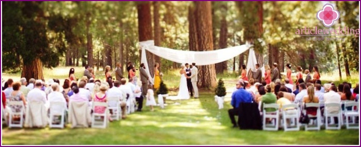 Miško vestuvės: santuokos registravimas