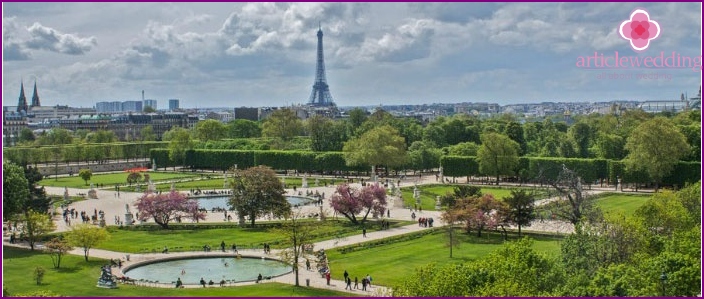 Vaizdingas Paryžiaus sodas - Tuileries