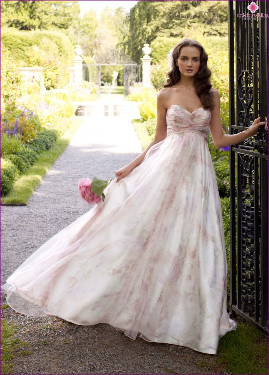 Floral Wedding Dress