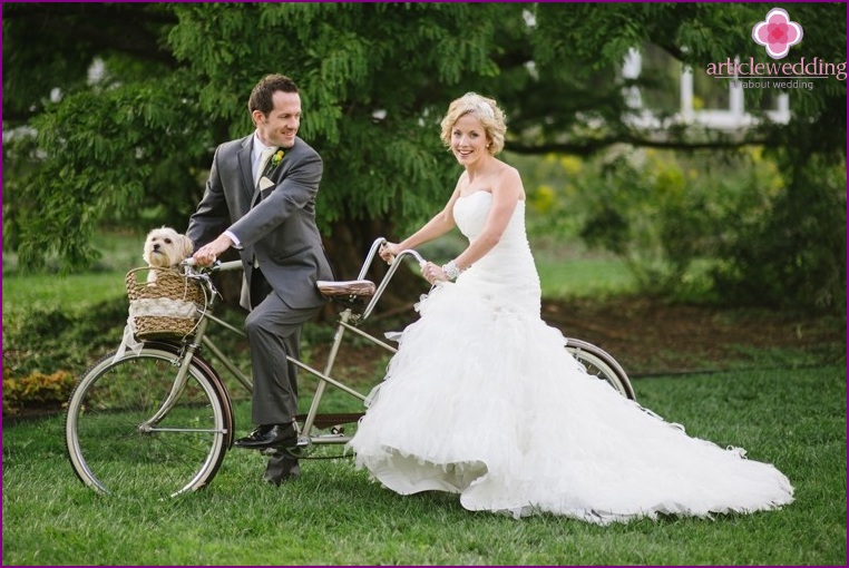 دراجات الزفاف