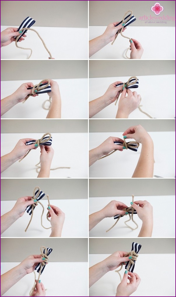 How to tie a marine knot for a buttonhole