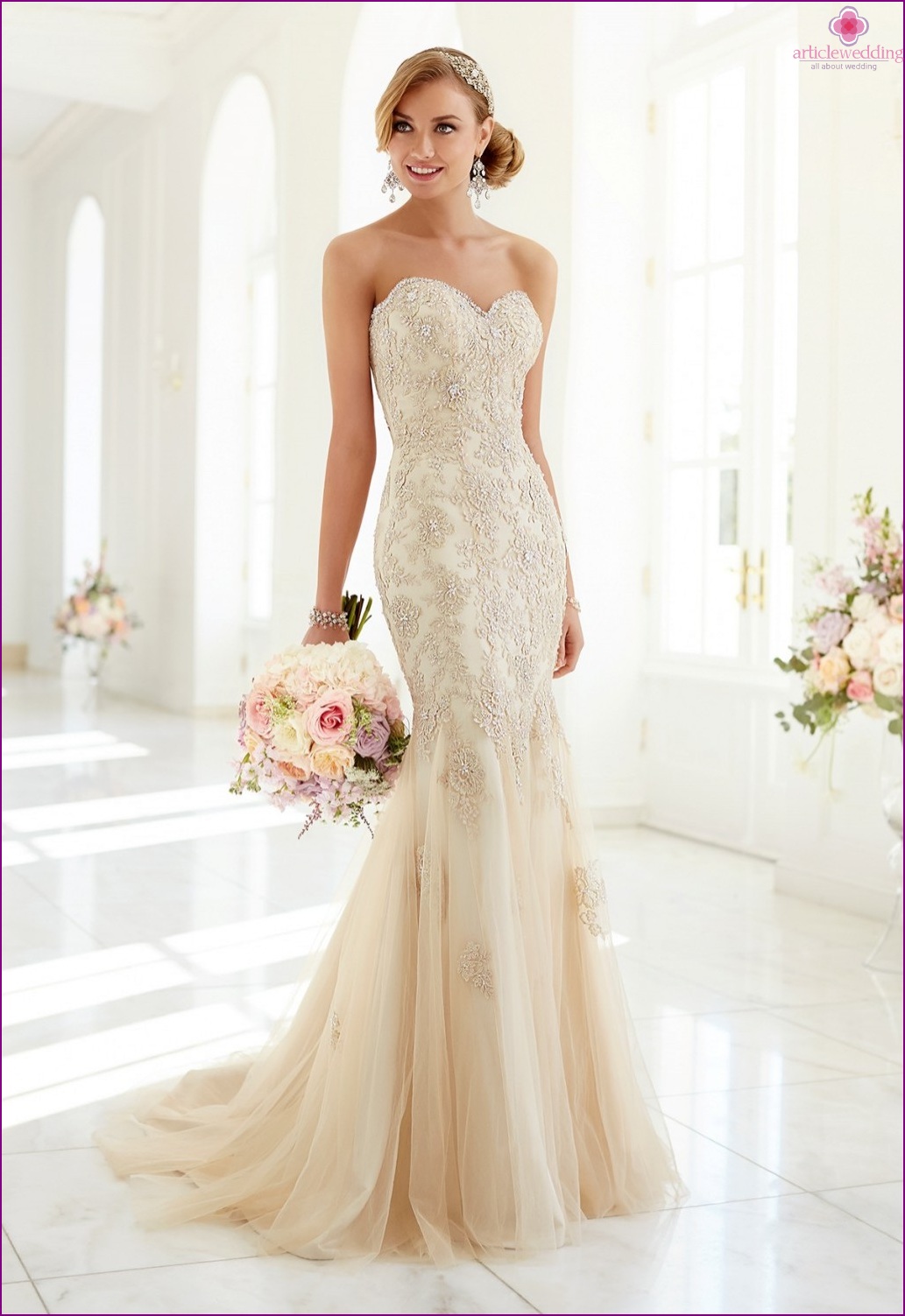 Color wedding dress