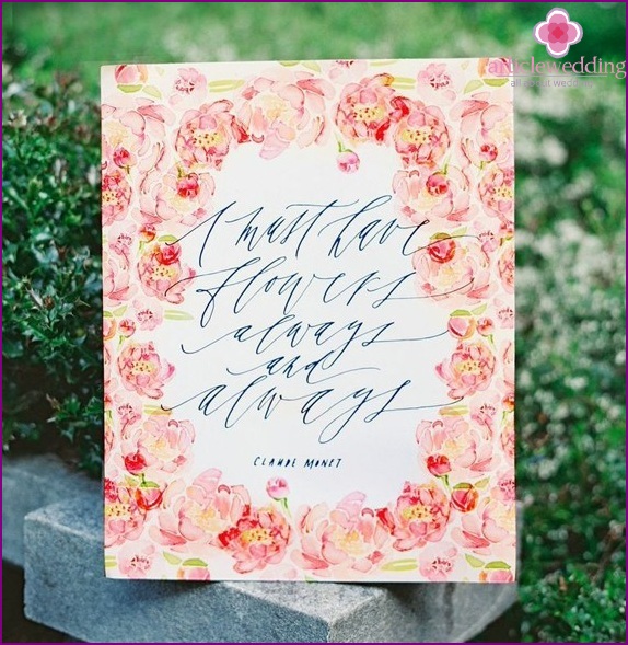 Calligraphic invitations