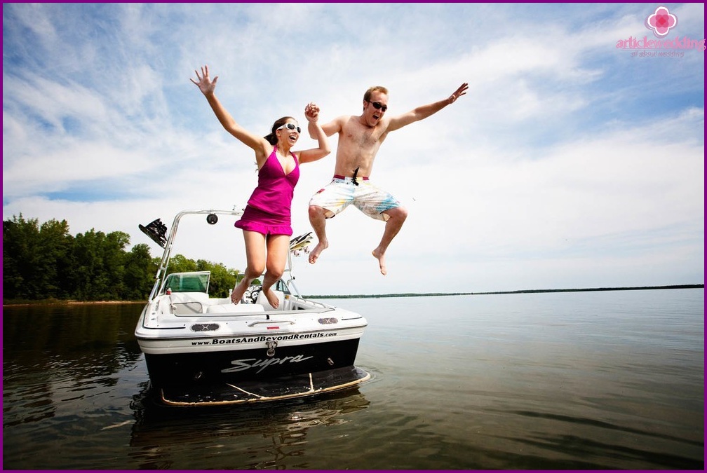 Histoire d'amour dans un bateau