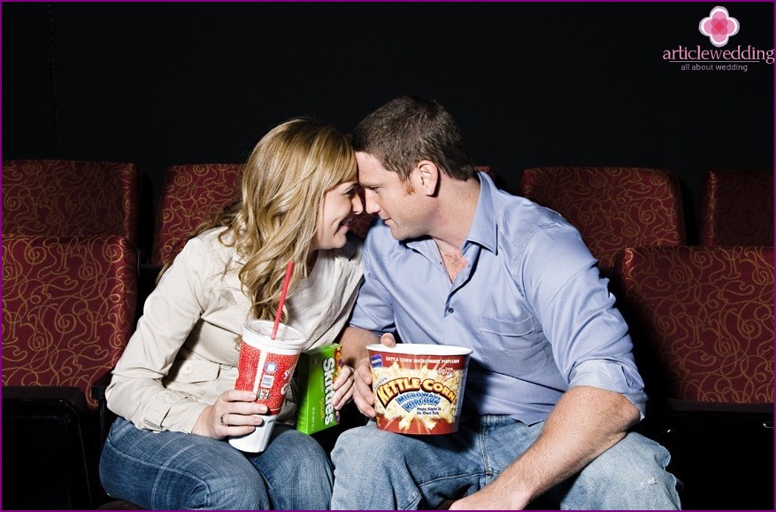 Love story at the cinema