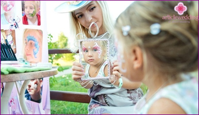 Aqua make-up na svatbě