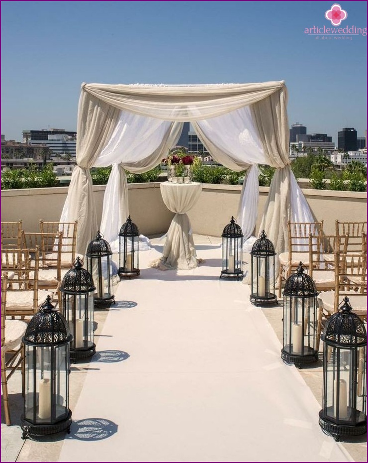 Roof wedding zoning