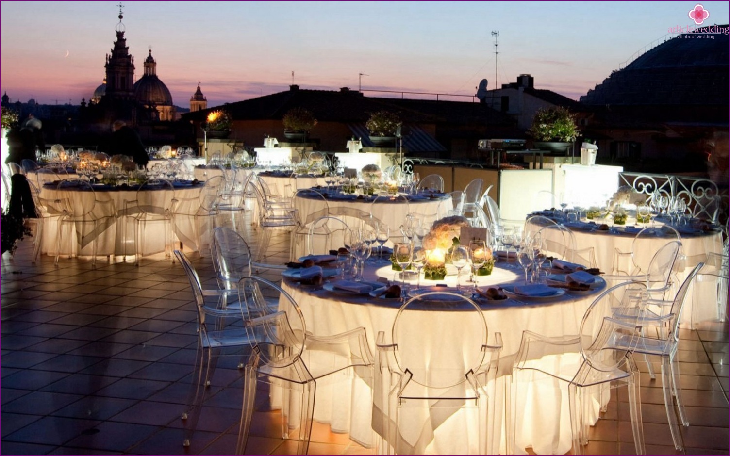 Iluminação casamento