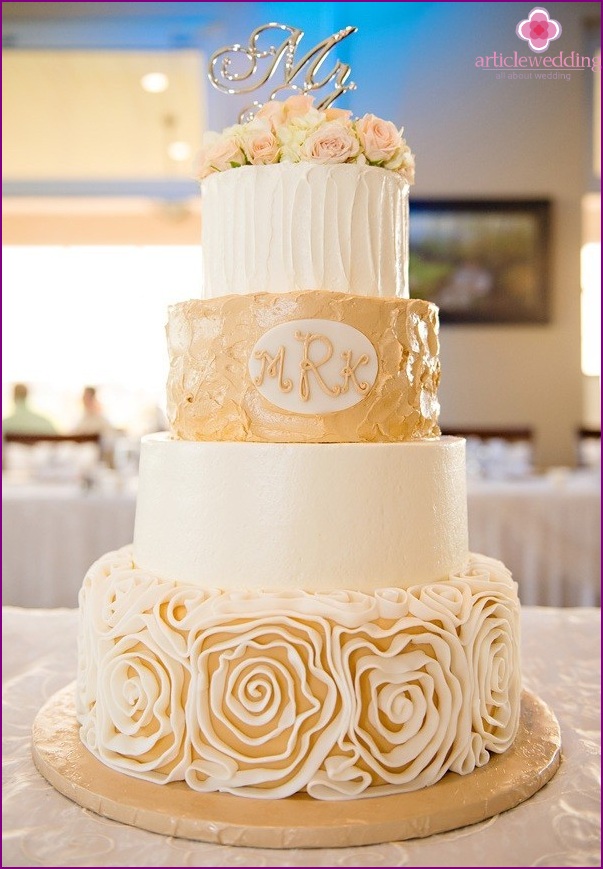 Monogram cake