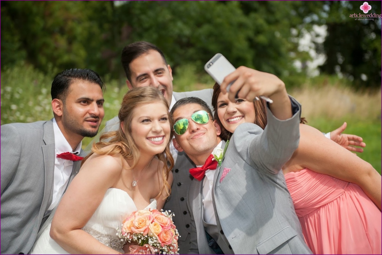 Selfie at the wedding