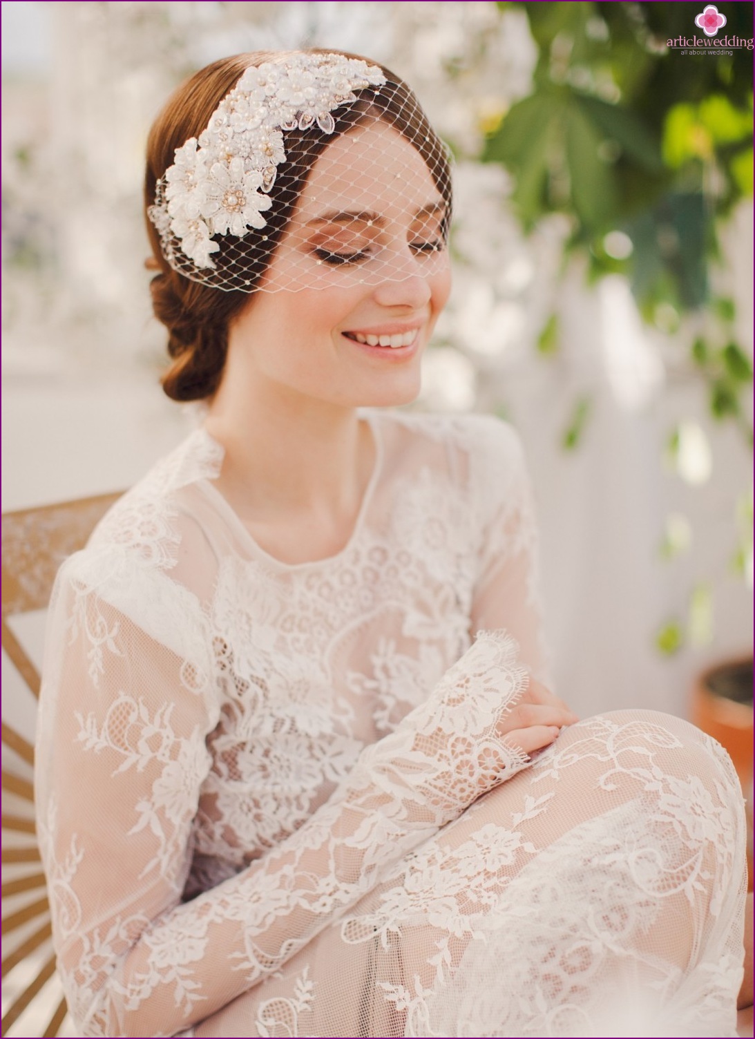 Veil - a stylish accessory for the bride