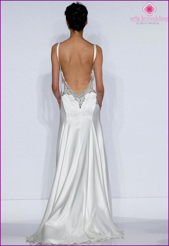 Backless Wedding Dress