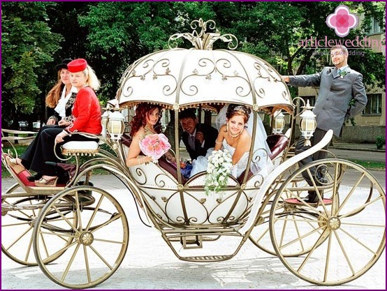 Cinderella style wedding