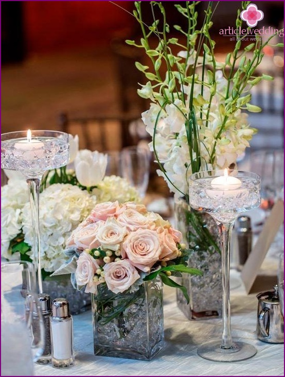 Candlesticks in the decor