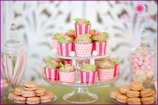 Bröllop Cap Cakes