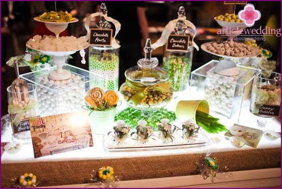 Sweet wedding table