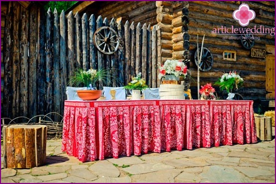 Russian table decoration