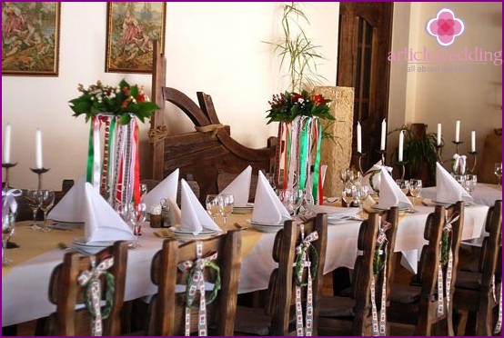 Decoración de fiesta de bodas