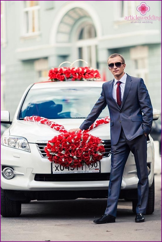 Stylish groom