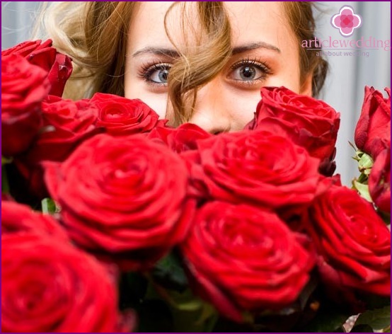 Happy bride eyes