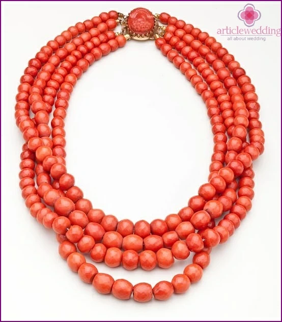 Coral beads