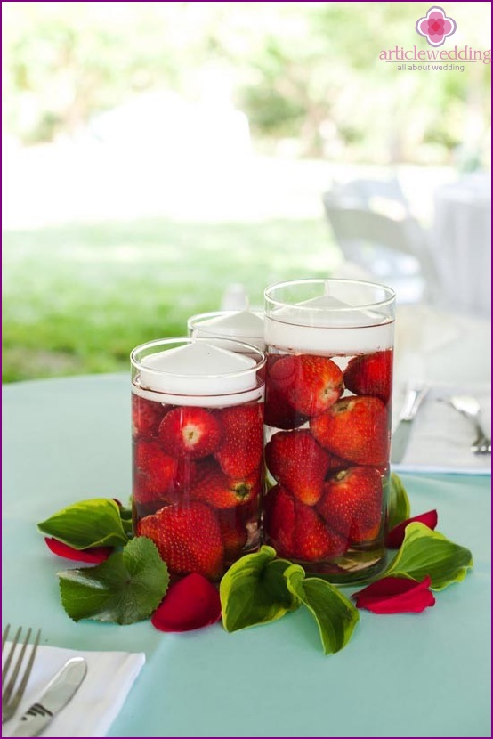 Mariage aux fraises