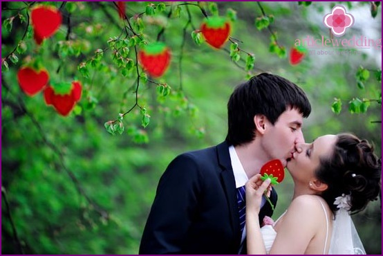 Strawberry style photo shoot