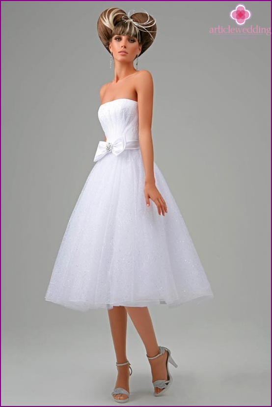 60s style wedding dress