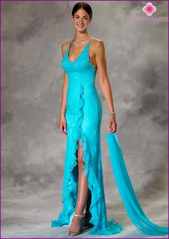 Turquoise Wedding Dress