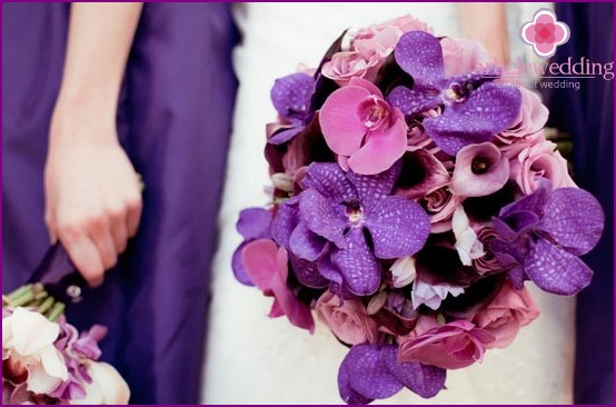 Lilac Wedding Bouquet