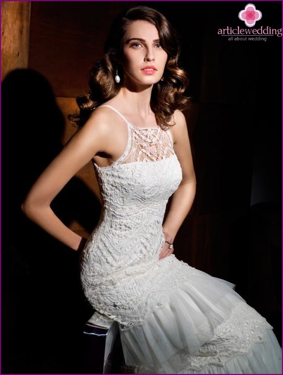 Spanish style wedding dress