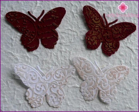 Mariposas decorativas para decoración de bodas