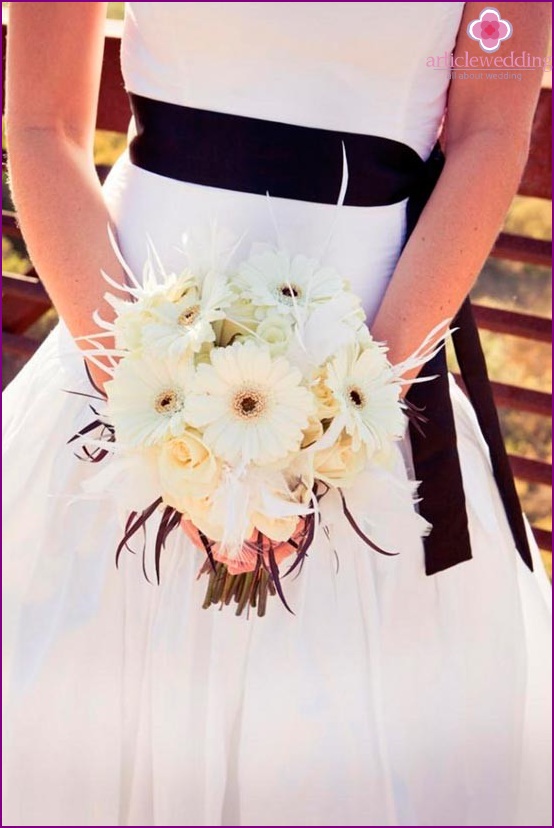 Chocolate Wedding Flowers