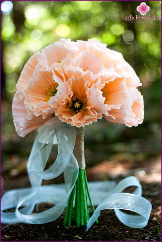 Bouquet de papier mignon