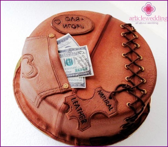 Leather cake