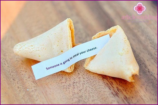 Fortune cookie klaar