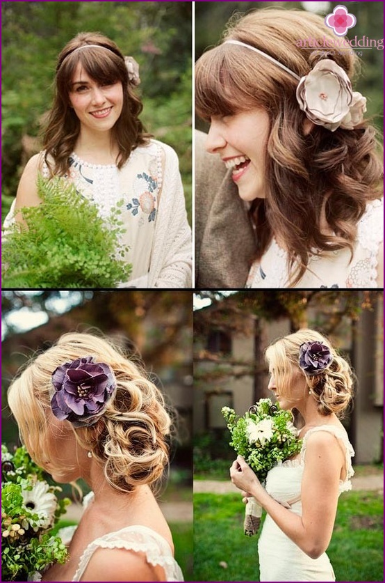 Flower charm of the bride