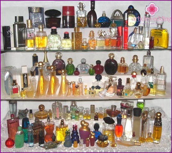 Choosing a wedding perfume