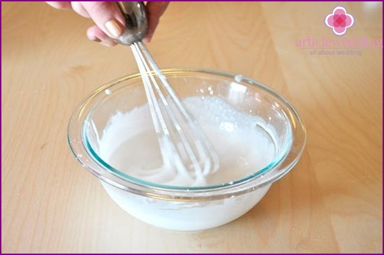 Cooking the glue mixture