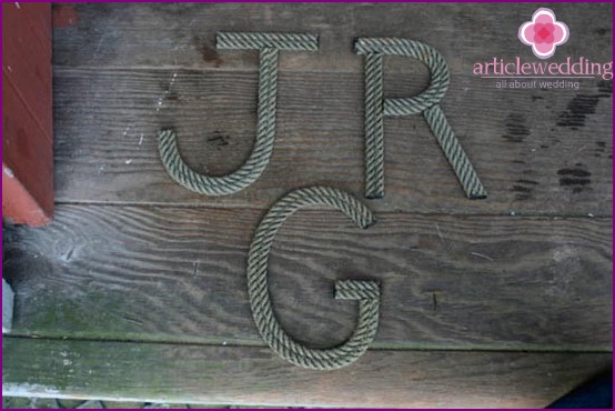 Jute letters