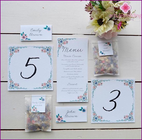 Confetti personalized packaging