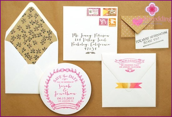 Creative wedding cards