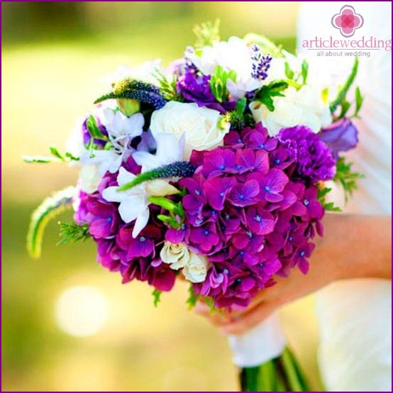 Cute hydrangea bouquet