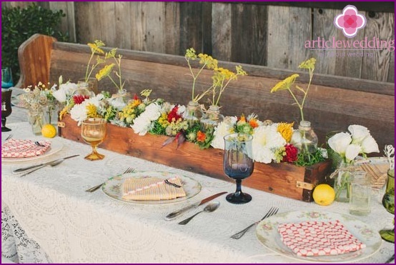 Creative tub for table