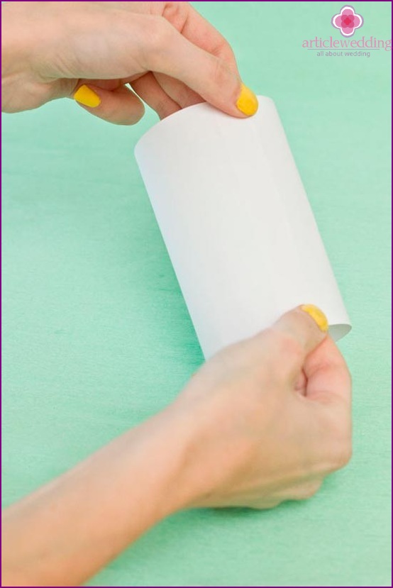 Make a cylinder out of bamboo