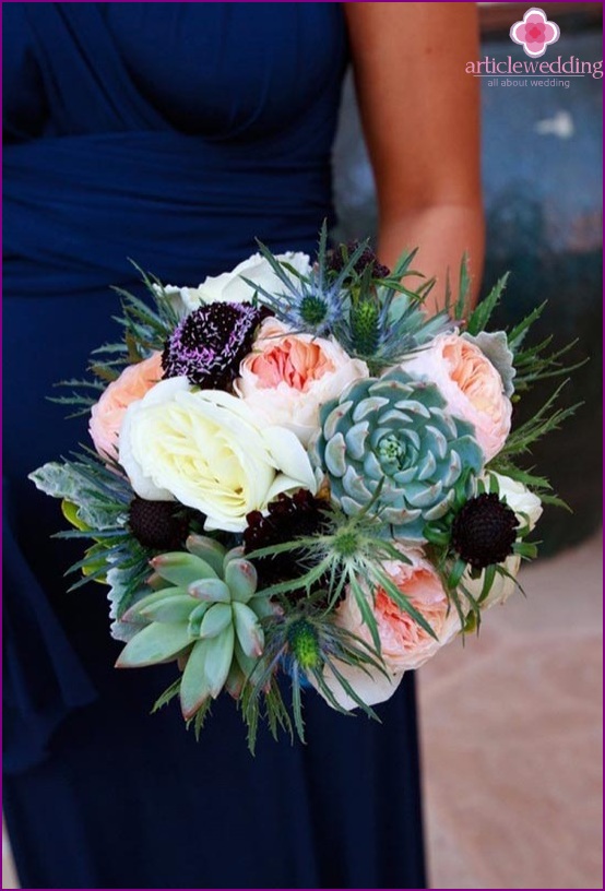 Original wedding bouquet