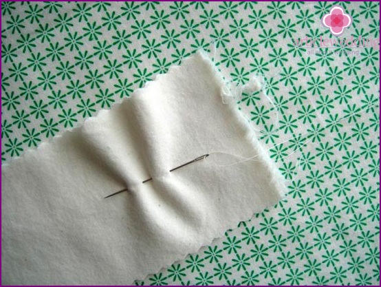 Start making stitches